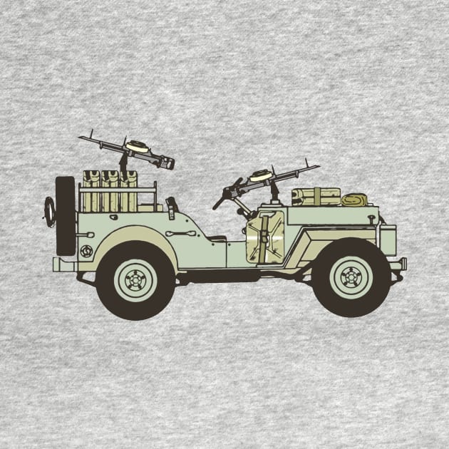 SAS Jeep by Toby Wilkinson